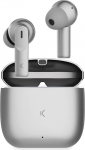KSIX Meteor juhtmevabad Bluetooth k&otilde;rvaklapid, HD-k&otilde;ned, ENC-m&uuml;rasummutus, metallist laadimiskohver, t&otilde;elised juhtmevabad stereok&otilde;larid, 32 tundi aku kestvust, h&auml;&auml;lassistent, veekindel, h&otilde;bedane