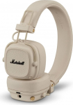 Marshall Major V Bluetooth-k&otilde;rvaklapid, 100 tundi m&auml;nguaega - kreemikas