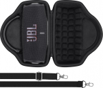 Aenllosi f&uuml;r JBL Charge 6 Bluetooth-Lautsprecher Hartschalen-Tragetasche mit Schulterriemen, Schwarz, nur Tasche