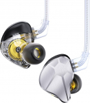 EZ EAR In-Ear Monitor CCZ BC04 HiFi k&otilde;rvaklapid DD & BA Dynamic Drivers Rich Details Kaabel K&otilde;rvaklapid IEM Deep Bass 2 Pin eemaldatava kaabliga telefoni PC muusika m&auml;ngude jaoks (h&otilde;bedane, ilma mikrofonita)