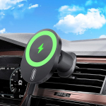 f&uuml;r Magsafe Autohalterung mit Ladefunktion 15W, Handyhalterung Auto f&uuml;r Magsafe Ladeger&auml;t L&uuml;ftung f&uuml;r iPhone 17 16 15 14 13 12 f&uuml;r Samsung Galaxy S25 24 23 22 21 20