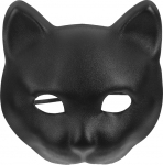 Cabilock Black Panther Mask, Panther Mask, Novel Panther Mask, Half Mask, Novel Panther Modelling Mask, Masquerade, Cosplay, Modelling Mask, Prop, Animal Mask, Eva Black