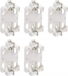 hankekaart CR2025 CR2016 horisontaalne nupupupatarei hoidja, valge, 5 tk.