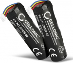 CELLONIC, Garmin Alpha 100, T5 GPS, TT15 (2600 mAh, 3,7 V) 2 x asendusakud 361-00029-02 010-10806-30 010-11828-03, koerakaelarihma aku, &uuml;hildub Garmin Alpha 100, T5 GPS, TT15 (2600 mAh, 3,7 V)