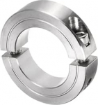 QUARKZMAN topelt jagatud kinnitusr&otilde;ngas v&otilde;llidele 1-3/8" puuriga, kaheosaline kinnitusr&otilde;ngas, 2-1/4" v&auml;lisl&auml;bim&otilde;&otilde;t, 9/16" laius, 304 roostevabast terasest kinnitusr&otilde;ngas, kruvikorki