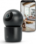 Garza - Smart - 360&deg; Smart IP WiFi siseruumide valvekaamera 2.4GHz 1440P 2.5K (Quad HD) &ouml;&ouml;n&auml;gemise AI detektor (inimesed, loomad, m&uuml;ra...), App Remote Control (must)