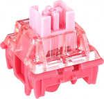 Hinnatud RS-1 Pro mehaanilised klahvivajutid mehaanilistele m&auml;nguklaviatuuridele, 5-pin PCB paigaldatud, eelnevalt m&auml;&auml;ritud, vaikne lineaarne 53cN Haimu poolt (Pro Silent Red, 65-ne pakend)