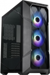 Cooler Master MasterBox TD500 Mesh V2 - E-ATX korpus Tessellated Mesh, Mid-Tower 3 x 120mm ARGB ventilaatoriga, eemaldatav kaas, karastatud klaasist k&uuml;lgpaneel, USB Type-C 10Gbps - must
