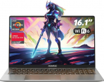 ACEMAGIC Ryzen 7 5700U s&uuml;learvuti 16,1-tolline FHD-ekraan, 16 l&otilde;ng, 4,3 GHz, 16 GB DDR4 512 GB SSD M.2, metallist korpus arvuti, WiFi 6, BT5.2, HDMI, t&uuml;&uuml;p C, k&otilde;rge j&otilde;udluskategooria