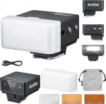 Godox iT20-C iT20 C kaamera v&auml;lklambi Speedlite valge hajutiga 6 v&otilde;imsuse taset 700 v&auml;lku t&auml;isv&otilde;imsusel TTL 1,5s v&auml;lgukorduse aeg kaamera v&auml;lklambi magnetilise v&auml;rvikiibiga Canon DSLR-ile (must)