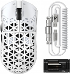 MAMBASNAKE M5 Ultra Carbon Fibre 8000Hz traadita m&auml;nguhiir, 39g &uuml;likerge, 42000DPI, PAW3950MAX sensor, Nordic 52840 kiip, Bluetooth/2.4G/USB-C juhtmega hiir koos hiire spiraalkaabliga, PC/Mac'ile