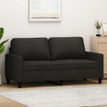 359167 2-kohaline diivan must 140 cm kangas, Diivanid ja diivanid, Diivanid elutuppa, Diivan teismeliste tuppa, Relax diivan, Diivan magamistuppa, Polsterdatud diivanid