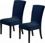 Howhic Sametist toolikatted s&ouml;&ouml;gitoa jaoks 2 komplekti, venivad s&ouml;&ouml;gitoolide katted, pestavad k&ouml;&ouml;gitoolid, elegantne kaunistus koju ja bankettidele (merev&auml;gi, 2 pakki)