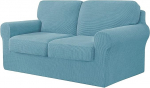Stretch-Sofabezug f&uuml;r 1/2/3/4-Sitzer - Stoff-Schonbezug-Set mit separaten R&uuml;ckenlehnen und Kissen, 3/5/7/9-teiliger Couchschutz - langlebig, stilvoll, pflegeleicht