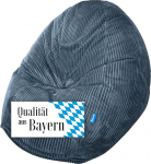Bruni Classico Cord L tumesinises toonis - XXL siseruumide kott koos t&auml;idisega, siseruumide kott Saksamaalt.