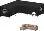 Kaitsev kate Lounge m&ouml;&ouml;bli L kuju, nurgas diivan Presenteeritud salongim&ouml;&ouml;bel L kuju kate nurgas diivan v&auml;ljas aiam&ouml;&ouml;bli kate veekindel tuulekindel anti UV 420D Oxford kangas 180 x 240 x 90 x 80/60 cm