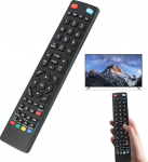 F&uuml;r Technika TV-Fernbedienung, 1 St&uuml;ck, universell f&uuml;r Blaupunkt TV-Fernbedienung, mit Technika TV-Fernbedienung, schwarz, geeignet mit Technikas Blaupunkt LCD LED 3D HD Smart Tvs, keine Einrichtung