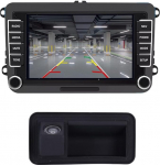 Autoraadio autopleier GPS navigatsioon Carplay/Android autoraadio 7-tolline HD puuteekraaniga m&auml;ngija, asendus VW Golf Plus MK5/Touran/Passat 3C2 3C5 2005-2013 (koos sobiva k&auml;epidemega kaamera)