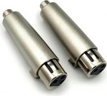 2tk RCA XLR Female 3 Pin RCA Female Audio Microphone Adapter XLR to RCA Converter Adapter