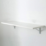 Klappbarer Tisch zur Wandmontage, vielseitiger, platzsparender K&uuml;chen- und Esstisch, verstellbare Gr&ouml;&szlig;en (40 x 60 cm, 40 x 80 cm, 40 x 120 cm, 40 x 150 cm), mit stabilen Halterungen