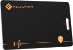 NOVOO laetav tracker Air Tag Card Slim &uuml;hildub Apple Find My (ainult iOS), Bluetooth Tracker, IP68 veekindel, &otilde;huke rahakoti otsija, SmartTag Tracker Card rahakoti, passide, pagasi jaoks