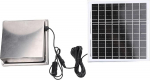 Yechiry Solar Panel Fan Kit, Powered by an 8W Solar Panel, Safe and Energy Saving, Exhaust Fan with Steel Rain Cover, IP67 Waterproof, for Kitchen