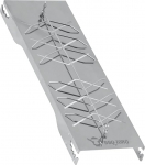 BBQ-Toro Stainless Steel Flame Salmon Board for Fish and Salmon Fillets | Salmon Board for Smoking or Grilling | Flame Board with Adjustable Tilt | Smoking Board for Grill, Kettle Grill and Fire Bowl