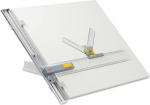 Aristo Drawing System A2 formaadis joonistuslaud koos joonistusmasinaga, tahvli suurus 60 x 70 cm, reguleeritava kallutuskraadiga, hall