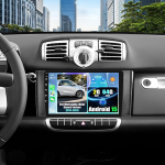 CAMECHO Android 15 Carplay Autoradio f&uuml;r Mercedes-Benz Smart Fortwo W451 2011-2015, 2G+64G NAV Android Auto, 2 DIN Stereo mit 9 Zoll Display, Bluetooth RDS/FM GPS Mirror Link EQ +R&uuml;ckfahrkamera