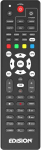 EDISION universaalne kaugjuhtimispult EDI-RCU 3 Learn OS, programmeeritav, 2-in-1 TV ja vastuv&otilde;tja, Picco, Nano T265+, PING, Proton, Piccollino, Piccollo, OS Nino +, OS Nino Pro, OS Mini 4K, OS MIO+ 4K.