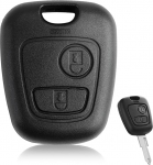 1 x 2 nupuga auto v&otilde;tmekate asendusauto kaugjuhtimispuldi v&otilde;tmekoorik, mis &uuml;hildub Peugeot 107 207 407 206 306 406 806 Citroen C1 C2 C3 C4 C5 Xsara Picasso Berlingo'ga