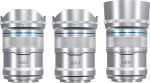 SIRUI Sniper F1.2 Auto Focus Lens Set, 23 mm, 33 mm, 56 mm, Wide Angle APS-C Camera Lens, Z Mount Lens for Zfc, Z6, Z50, Z9 (AS-3S-ZS, Z Mount, Silver)