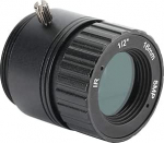 Kaamera objektiiv, CCTV fikseeritud 16 mm 5 megapiksline objektiiv, toetab k&otilde;rge resolutsiooniga piksleid, CS Mount, fikseeritud fookusega objektiiv, sobib enamikule turvakaamerate mudelitele, vaikimisi