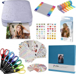 HP Sprocket Portable 2x3 Inch Instant Print Printer (Purple) Scrapbook Kit