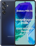 Samsung Galaxy M55 5G 8GB/128GB tumesinine Dual SIM-kaart