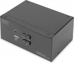 DIGITUS KVM l&uuml;liti 2-pordiline 4K DP Dual Display l&uuml;liti
