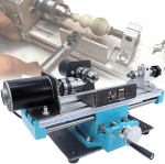 Mikro-Metalldrehmaschine, Hochpr&auml;zisions-Fr&auml;smaschine, 400 W, 7000 U/min, Sieben-Gang-Regulierung, Doppellager, ideal f&uuml;r Pr&auml;zisionsteilbearbeitung