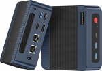 BOSGAME P3 Lite B&uuml;ro-Gaming-Mini PC, Ryzen 7 6800H (kuni 4,7 GHz), 32 GB DDR5 RAM, 1 TB PCIe 4.0 SSD v&auml;ike arvuti, USB4/HDMI 2.0/DP, 8K Dreifach-ekraan, Dual-RJ45-LAN, Wi-Fi 6E, BT 5.2, mini arvuti