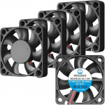 WINSINN 50 mm 24 V ventilaator - h&uuml;drauliline laager 6000 RPM 5010 jahutusventilaatori asendus t&ouml;&ouml;stusseadmetele / serverile / marsruuterile, 30 cm kaabel XH2.54-2PIN, harjadeta 50 x 10 mm (5 tk.)