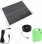 Solar-Dachl&uuml;ftungsventilator, 20 W, b&uuml;rstenloser Motor, L&uuml;ftungs-Abluftventilator mit Solarpanel f&uuml;r Dachboden-Fabrikschuppen, 110 mm, 160 mm Rohr