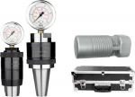 T&ouml;&ouml;tluskeskuse spindli pinge tester BT30/BT40/BT50 Spindli pinge tester IS0 T&ouml;&ouml;pingi j&otilde;um&otilde;&otilde;tja, mis testib t&ouml;&ouml;riista spindlit (plastkast, BT30)