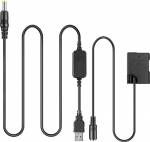 USB-kaabel + EP5A EP-5A EN-EL14 Dummy aku Nikon P7800 P7100 D5500 D5200 D5100 D5300 D5600 D3200 D3100 D3300 Nikon P7800 P7100 D5500 D5200 D5300 D5600 D3200 D3100 D3300 jaoks.