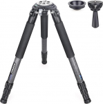 INNOREL LT364C Systematic Carbon Fiber Tripod 160 cm / 63 tolli professionaalne raske raskeveokite kaamerastatiiv Max toru 36 mm Max koormus 35 kg koos 75 mm kaussadapteriga Statiivikott Stabiilne linnuvaatlusstatiiv