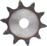 Kettenrolle Ritzel, Kettenrad， 08B Kettenantrieb, flaches Kettenrad, Rollenkette, Zahnradteilung 12,7 mm, Industriekettenrad aus Kohlenstoffstahl, 10-25 Z&auml;hne, mehrere Gr&ouml;&szlig;en(19 Teeth(Bore 12mm)