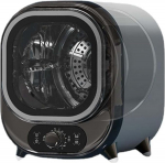 CASEGO Kaasaskantav kondensaatoriga pesukuivati 5kg ventileeritav kompaktne mini trummelkuivati seinale paigaldatav - v&auml;ike pesukuivati 0.8kg (Elegantne sinine)