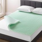 Best Price Mattress 2" Memory Foam madratsipealne koos rahustava Aloe Infusion CertiPUR-US sertifitseeritud Twiniga