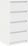 vidaXL Sideboard, valge, 37,5 x 35 x 76 cm, puukomposiit, kapp, kapp, koridorikapp, Sideboard, k&ouml;&ouml;gikapp, elutoa kapp, elutoa m&ouml;&ouml;bel, elutoa m&ouml;&ouml;bel