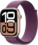 Apple Watch Series 10 [GPS, 46 mm] - roosakuldne alumiiniumist korpus spordirihmaga, ploom - &uuml;ks suurus (uuenenud)