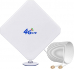 4G LTE antenn, SMA antenn 35dBi Dual Mimo Omnidirectional Network WLAN antenn, mis &uuml;hildub WLAN ruuteriga, 3G/4G mobiilse levialaga, MiFi LTE ruuter, Huawei B525, ZTE kaabel 2 m
