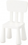 Ikea Mammut Kids Indoor and Outdoor Chair, White, 1 Piece
